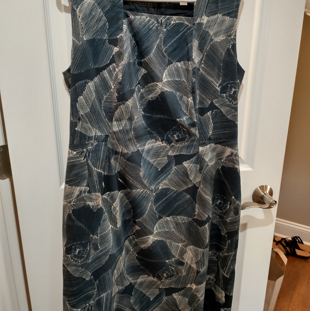Hugo Boss Blue Print Career Dress S12
